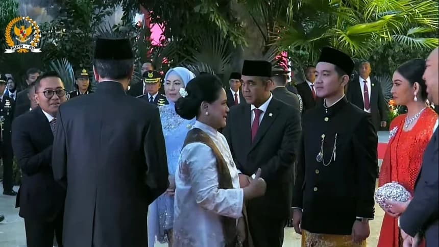 Ketika Pelantikan Presiden dan Wapres RI bagai 'Halal Bihalal' Keluarga