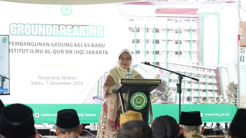 IIQ Jakarta Lakukan Peletakan Batu Pertama untuk Bangun Gedung Kelas Pesantren Takhasus