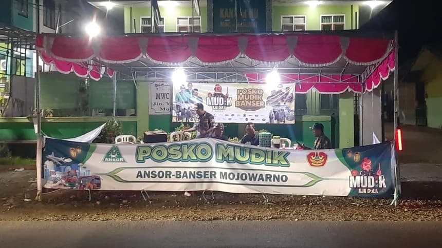 GP Ansor Mojowarno Jombang Sediakan Posko Mudik-Balik, Ridha Istri dan Keluarga Tetap Jadi Kunci