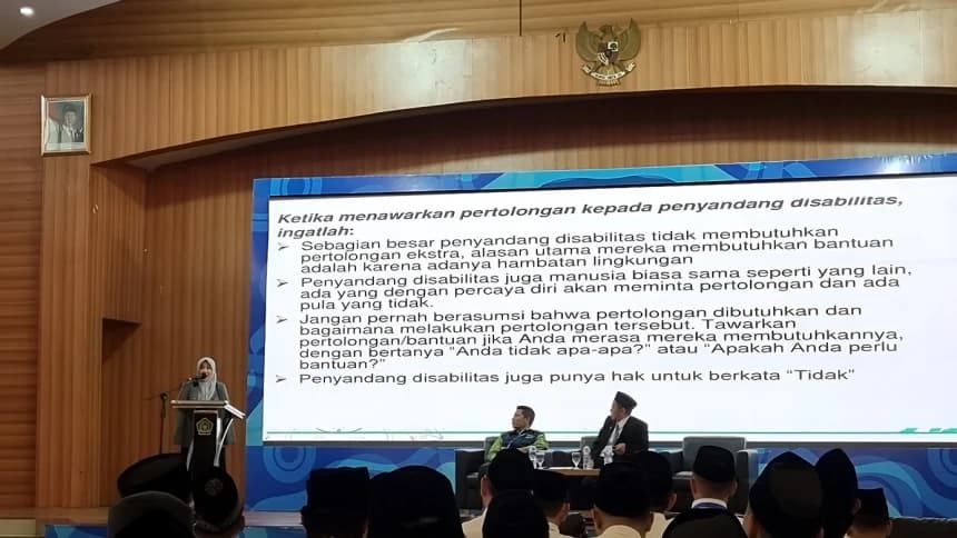 Kemenag Canangkan Haji 2025 Ramah Disabilitas, Petugas Harus Perlakukan Jamaah dengan Setara