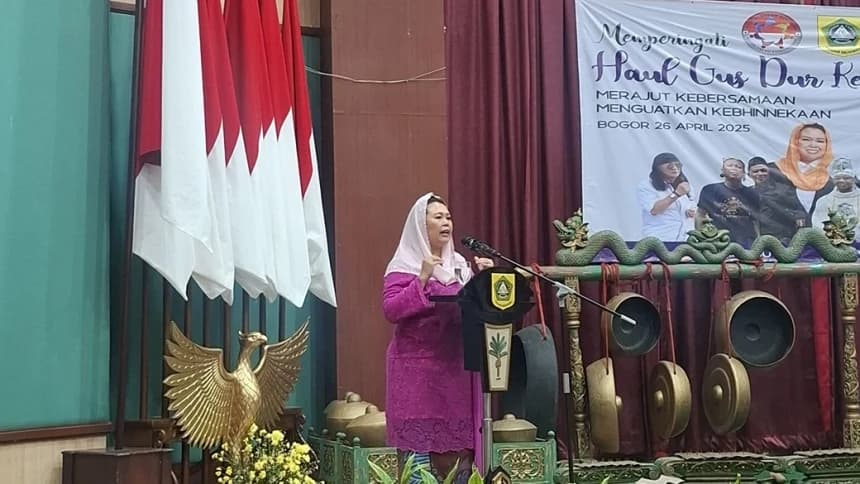 Hadiri Haul Ke-15 Gus Dur di Bogor, Yenny Wahid: Jaga Indonesia dengan Prinsip Kemanusiaan dan Keadilan
