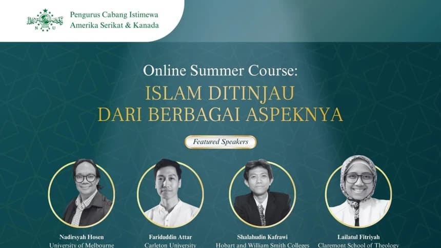 PCINU AS-Kanada Buka Summer Course Bertema Islam Ditinjau dari Berbagai Aspeknya, Daftar di Sini