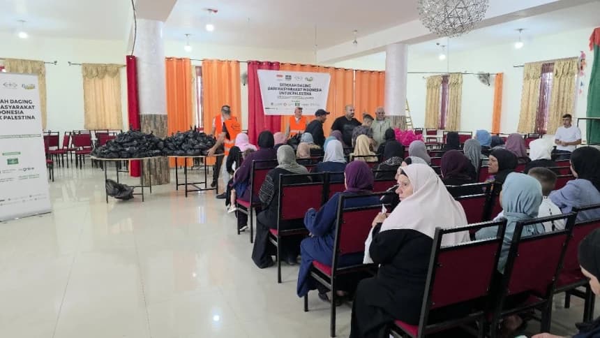 1.400 Keluarga Palestina di Tepi Barat dan Yordania Terima Daging Kurban dari NU Care-LAZISNU