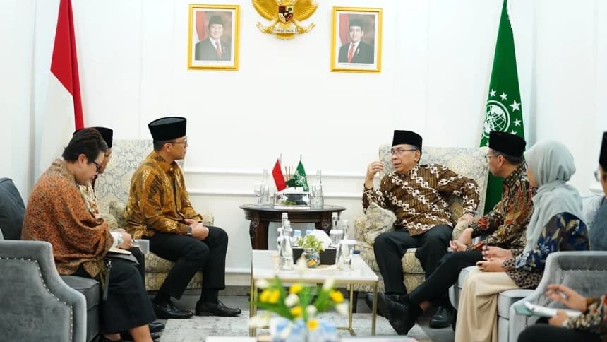 Ketum PBNU dan Menlu RI Dorong Implementasi Solusi Dua Negara untuk Kemerdekaan Palestina