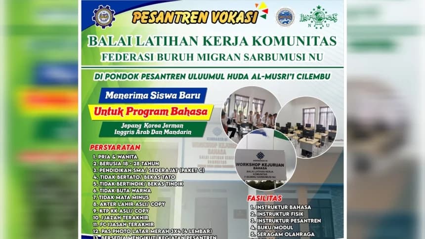 Pesantren Vokasi Sarbumusi Jadi Alternatif Perlindungan dan Pemberdayaan Buruh Migran