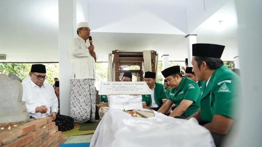 GP Ansor Gelar Ijazah Kubro Amalan Surat Al-Fatihah KH Abbas Buntet