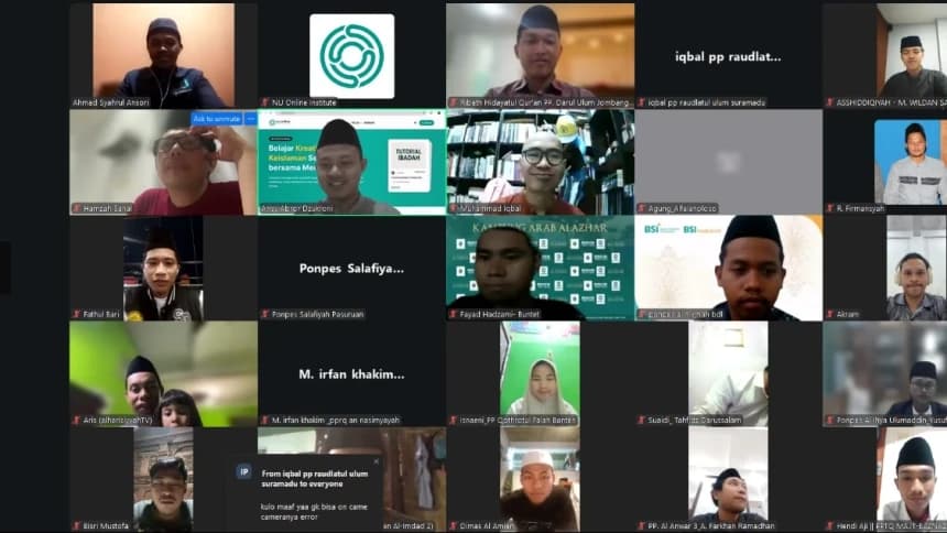 Kelas Menulis Esai Pesantren dan Ulama NU Online Institute Berakhir, Peserta: Perlu Diadakan Lagi