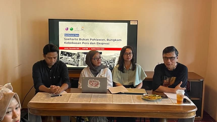 Aliansi Jurnalis Independen Tegaskan Soeharto Simbol Pembungkaman Kebebasan Pers