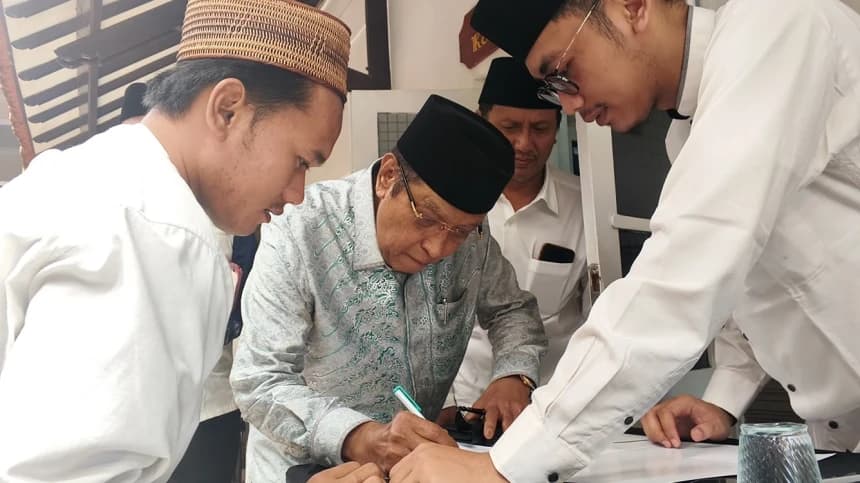Mustasyar, Syuriyah, dan Tanfidziyah PBNU Hadir Silaturahim di Tebuireng