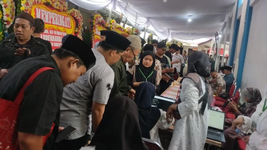 Ratusan Peserta Mubes Warga NU Mulai Berdatangan di Ciganjur