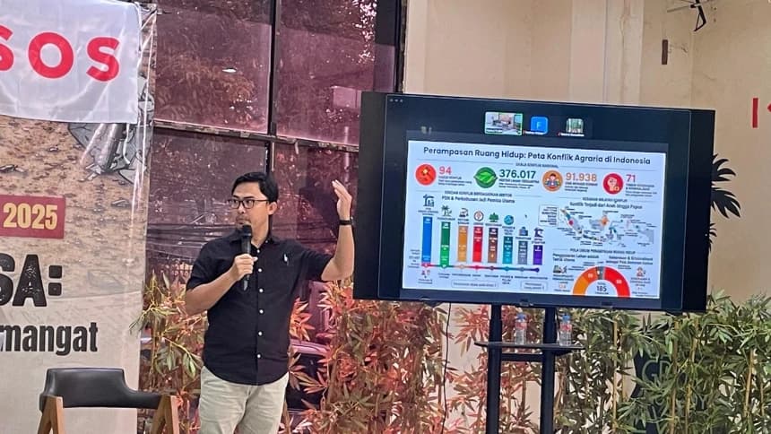 Perampasan Ruang Hidup, Konflik Agraria di Indonesia Meningkat Tajam Sepanjang 2025