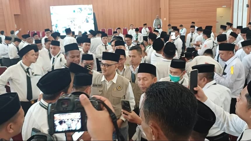 Tinjau Diklat PPIH Arab Saudi, Menhaj Pastikan Kesiapan Petugas Haji