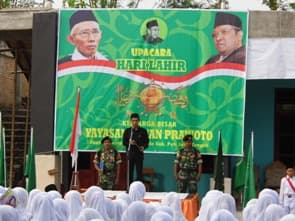 Ratusan Pelajar Ikuti Upacara Harlah NU