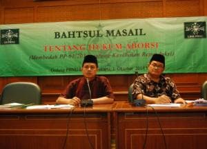 LKNU-LBMNU Bahas Peraturan Pemerintah tentang Pelegalan Aborsi