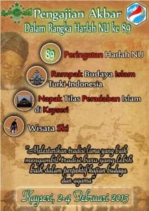 Peringati Harlah, PCINU Turki Rekatkan Budaya Indonesia-Turki
