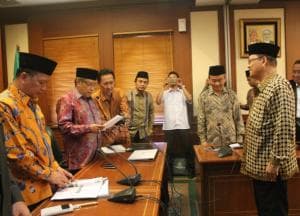 Maksum Mahfoedz sworn in as rector of UNU Indonesia
