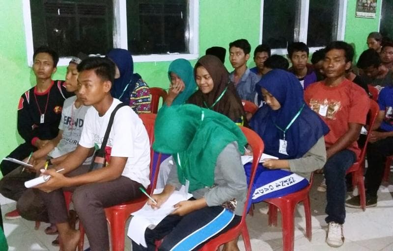 5 Fatayat Bersikukuh Gabung Diklat Banser Pringsewu