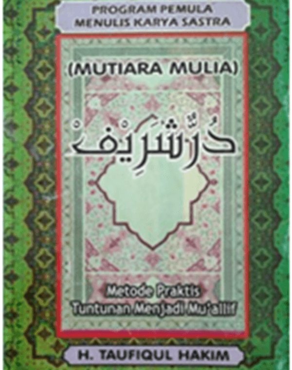 Durrun Syarif, Kitab Unik Mempelajari Syair Klasik