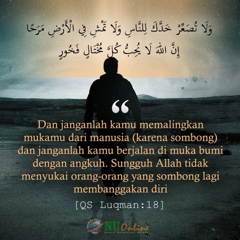 Jangan Buang Muka, Jangan Sombong!