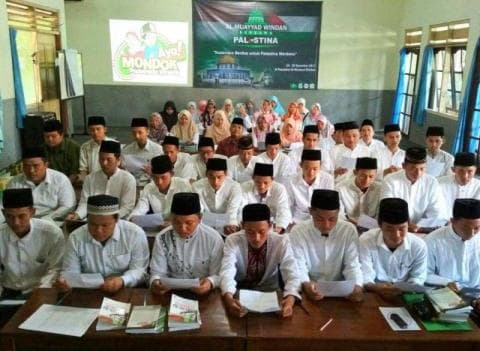 Santri Windan Kirim Doa untuk Kemerdekaan Palestina