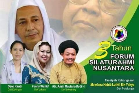 Habib Luthfi and Mbak Yenny to attend Gus Dur's death commemoration