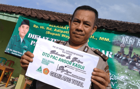 Sarjana Ini Acung Jempol untuk DTD Ansor Kasui Way Kanan