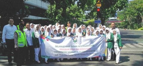 Unusa Peringati Hari Bidan Internasional dengan Kampanye Kanker Serviks