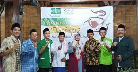 Ngopi Sebelum Buka Puasa, LAZISNU Tangsel Sosialisasi Program