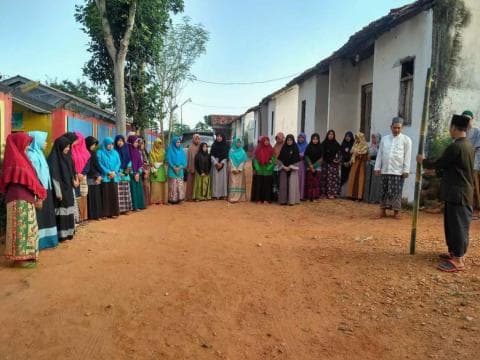 Pesantren Baitul Qur'an Pringsewu Praktik Rashdul Qiblat