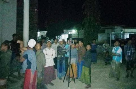 Annuqayah Observasi Gerhana Bulan dengan Metode Kitab Addurrul Aniq