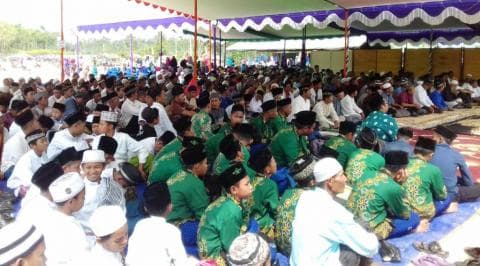 Kenalkan Pengurus Baru NU Sintang Lewat Tabligh Akbar