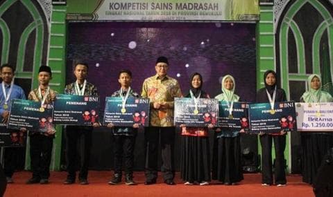 Jatim Juara Umum Kompetisi Sains Madrasah 2018