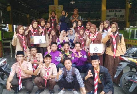 Manfaatkan Car Free Day, Mahasiswa Jombang Gelar Aksi Peduli Palu