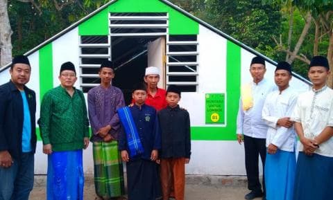 Jatman Dirikan 28 Huntara untuk Warga Terdampak Gempa NTB