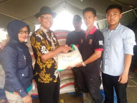 Aksi Peduli NU Tanggamus untuk Korban Banjir di Kelumbayan