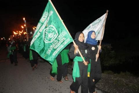 Kali Pertama, Pagar Nusa Mimika Turut Hidupkan Malam Lebaran