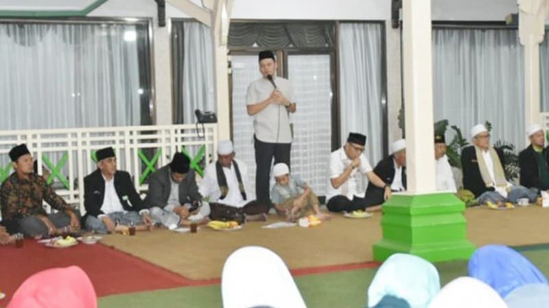 Boyongan Ke Rumah Dinas, Wabup Tegal Istighotsah dengan Nahdliyin