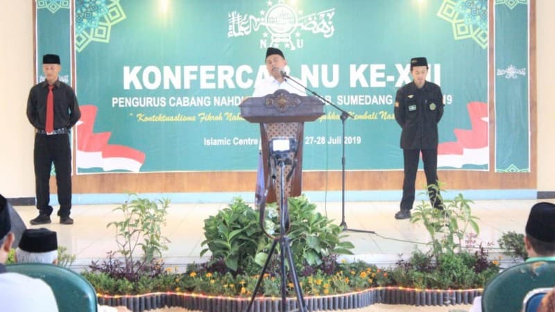 Pesan Ketua PWNU Jabar di Konfercab NU Sumedang