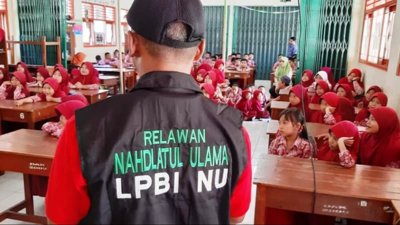 LPBINU Latih Anak-Anak Kenali Bencana dan Tindakan Usai Bencana 