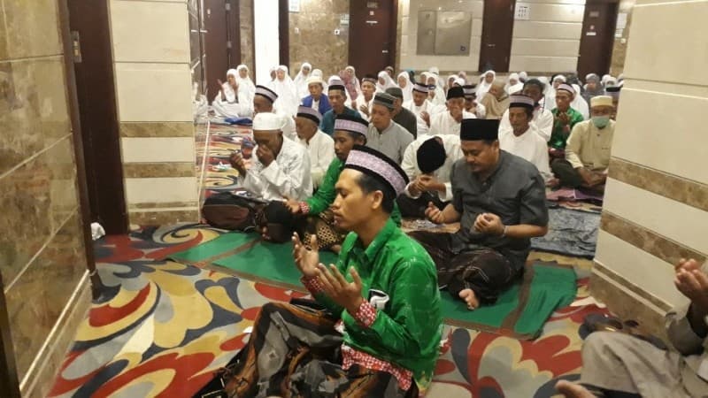 Hadapi Wukuf, Jemaah Haji JKG 51 Pringsewu Gelar Yasinan