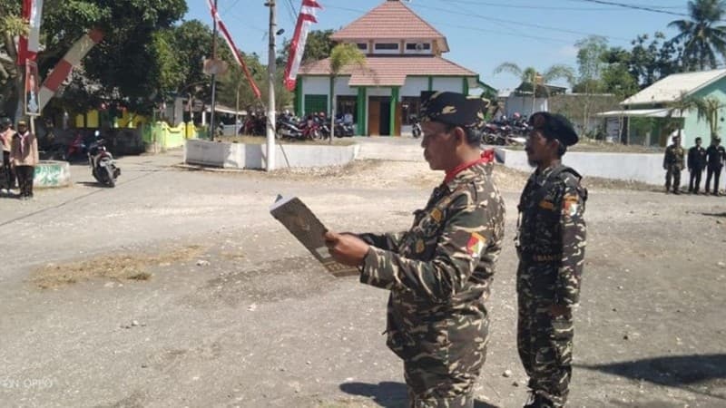 Berharap Insaf, Ansor Kencong Gelar Upacara di Lokalisasi