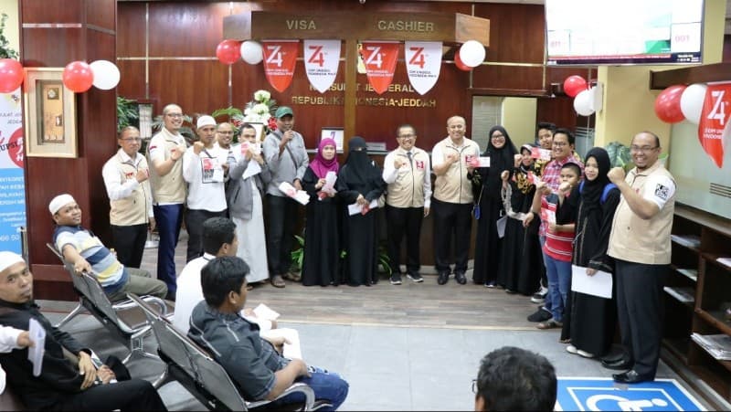 Rayakan Kemerdekaan, KJRI Jeddah Berikan Paspor Gratis 