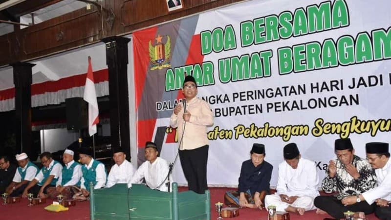 Bupati Pekalongan Ajak Bangun Toleransi Antarumat Beragama
