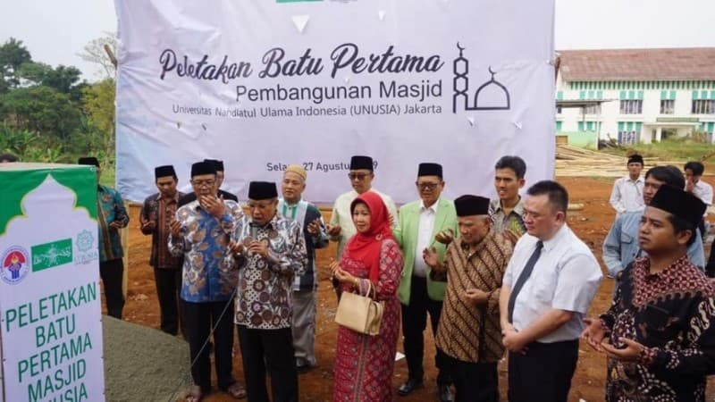 UNUSIA Bangun Pondok Pemuda dan Masjid di Kampus Bogor