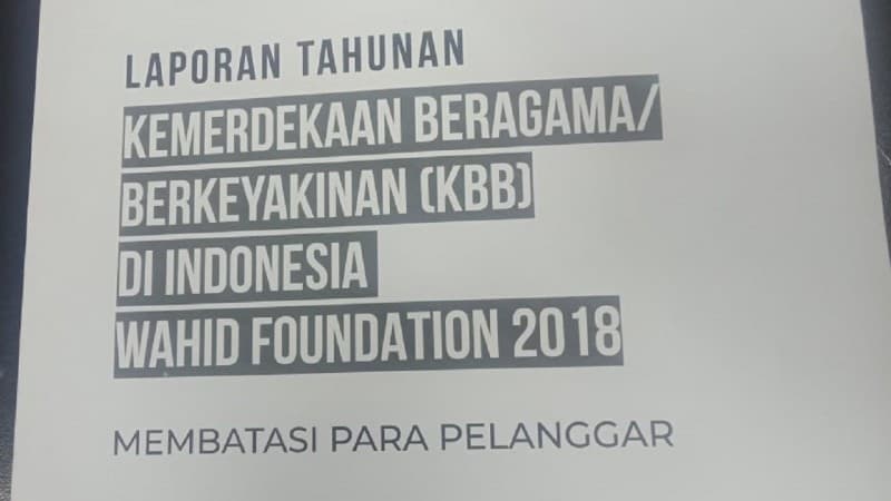 Tujuh Rekomendasi Wahid Foundation Terkait Temuan Pelanggaran Kemerdekaan Beragama