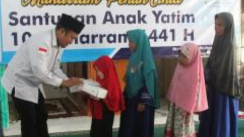Muharraman, LAZISNU Santuni Yatim di 7 Kota dan 6 Provinsi