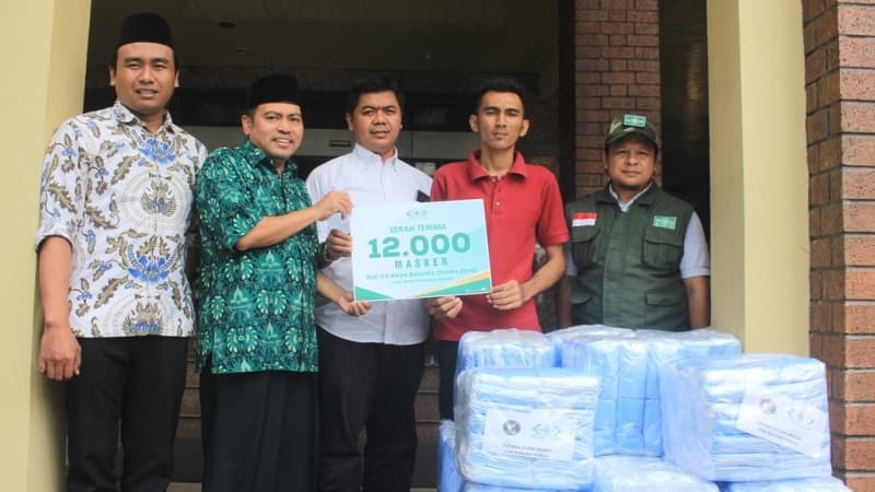 NU Care Terima 12.000 Masker untuk Warga Terdampak Karhutla