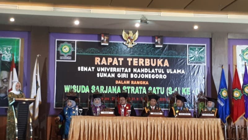 Wisuda Perdana, Unugiri Bojonegoro Optimis Mampu Bersaing