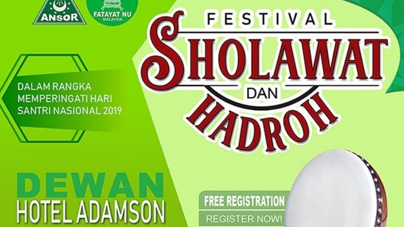 Hari Santri, NU di Malaysia Gelar Festival Shalawat dan Hadrah