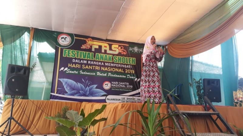 Festival Anak Shaleh Awali Rangkaian Hari Santri 2019 NU Pringsewu